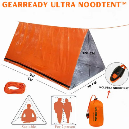 Gearready Ultra noodtent™: De Survival Tent die Elk Avontuur Aan Kan
