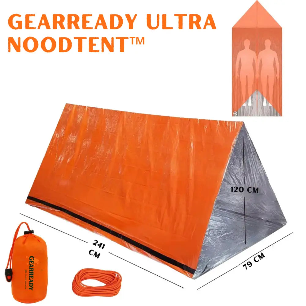 Gearready Ultra noodtent™: De Survival Tent die Elk Avontuur Aan Kan
