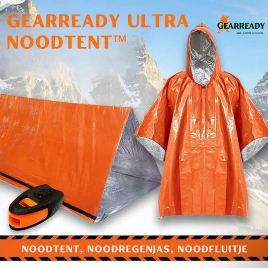 Gearready Ultra noodtent™: De Survival Tent die Elk Avontuur Aan Kan