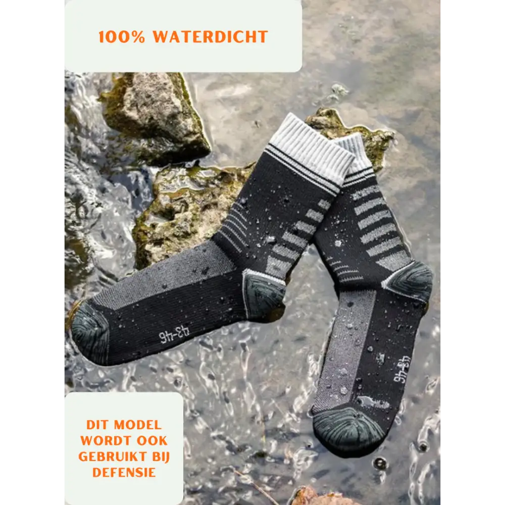 Gearready Waterdichte Sokken – Altijd Droge en Warme Voeten bij Elk Avontuur!